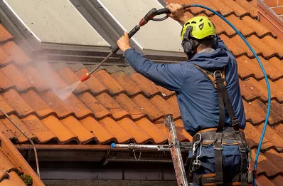 Démoussage et hydrofuge de toiture à Champvoisy